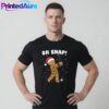 Funny Santa Golfer Christmas T-Shirt