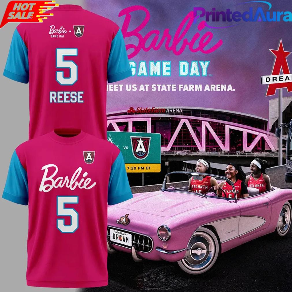 Atlanta Dream Barbie Game Day 2026 Tee Atlanta Dream Barbie Game Day 2026 Tee