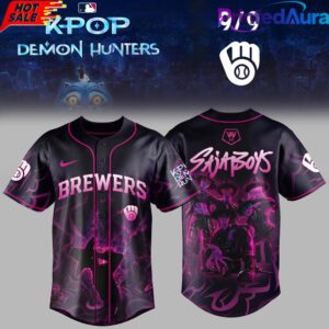 KPop Demon Hunters Night x MLB HUNTRX 2026 Edition Baseball Jersey 1 KPop Demon Hunters Night x MLB HUNTRX 2026 Edition Baseball Jersey 1