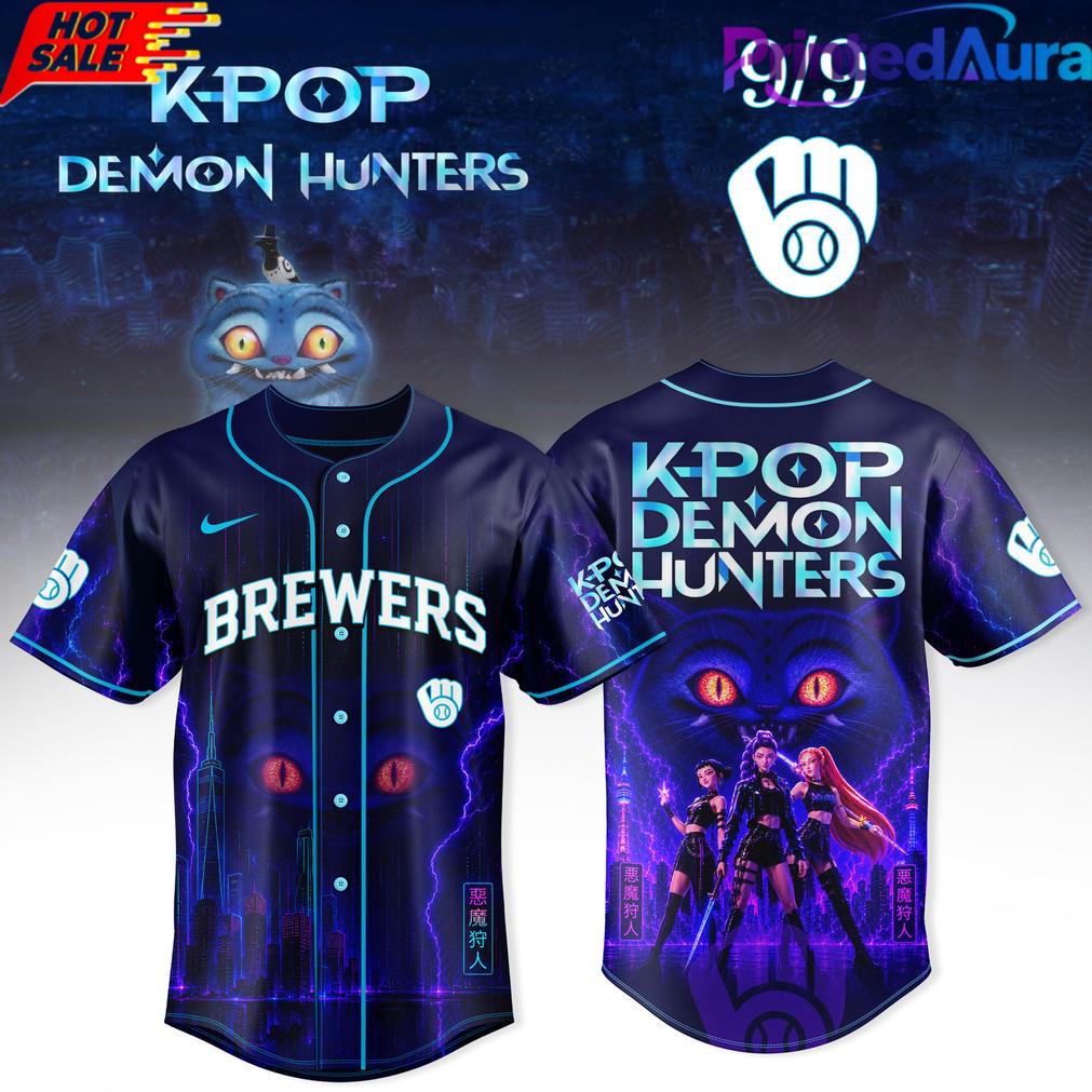 KPop Demon Hunters Night x MLB HUNTRX 2026 Edition Baseball Jersey KPop Demon Hunters Night x MLB HUNTRX 2026 Edition Baseball Jersey