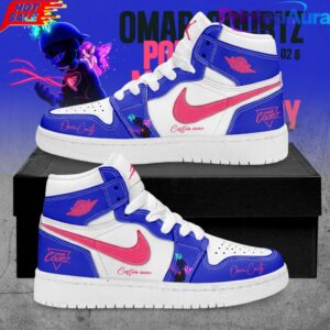 Omar Courtz Por Si Maana No Estoy Tour 2026 Signature Custom Name AJ1