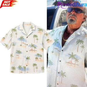 Grand Theft Auto VI GTA 6 Brian Heder Tropical Palm Tree Hawaiian Shirt
