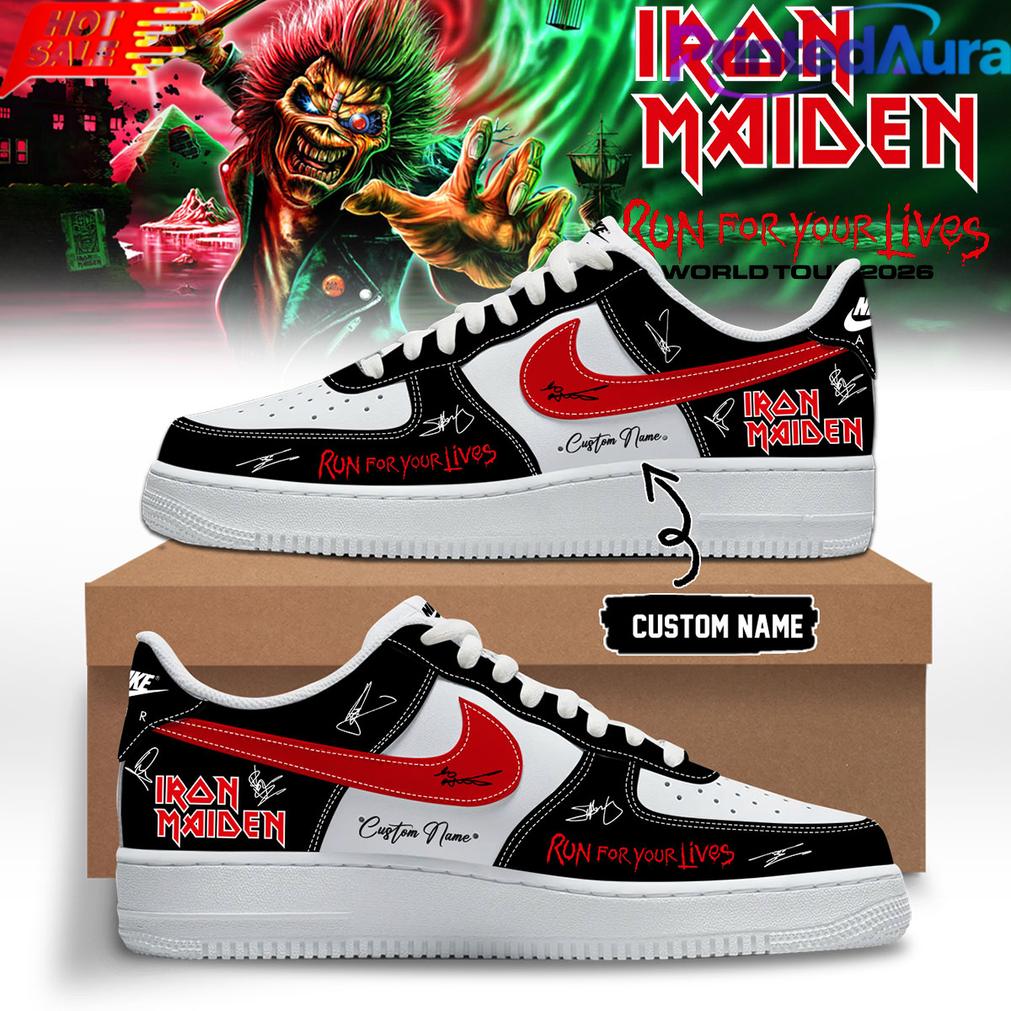 Iron Maiden Run For Your Lives World Tour AF1 Iron Maiden Run For Your Lives World Tour AF1