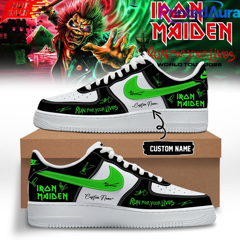 Iron Maiden Run For Your Lives World Tour AF1 Iron Maiden Run For Your Lives World Tour AF1