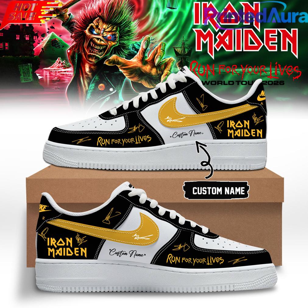 Iron Maiden Run For Your Lives World Tour AF1 Iron Maiden Run For Your Lives World Tour AF1