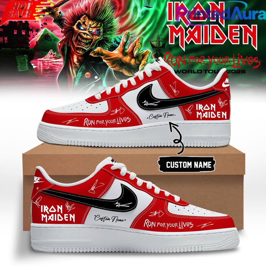 Iron Maiden Run For Your Lives World Tour AF1 Iron Maiden Run For Your Lives World Tour AF1