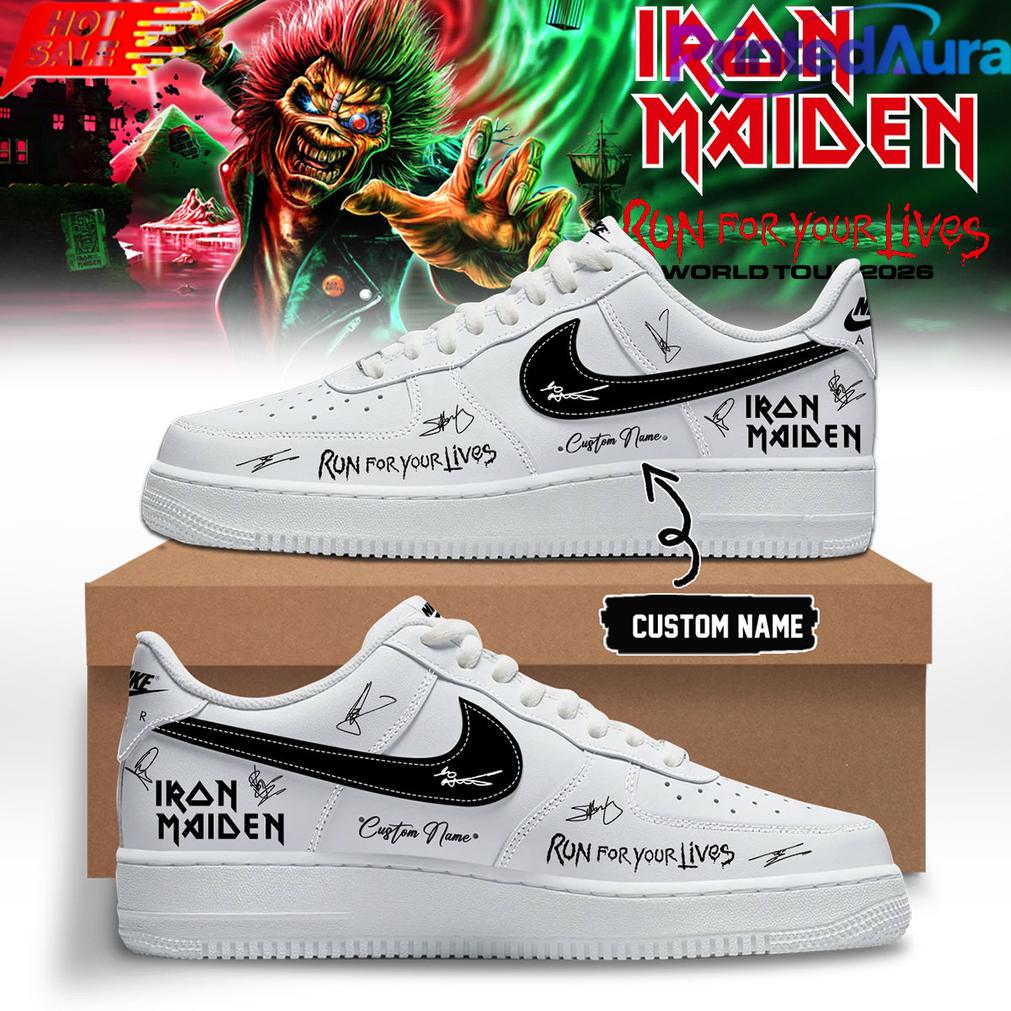 Iron Maiden Run For Your Lives World Tour AF1 Iron Maiden Run For Your Lives World Tour AF1