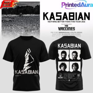 KASABIAN NOTHING BETTER THAN THIS TOUR 2026 T-SHIRT