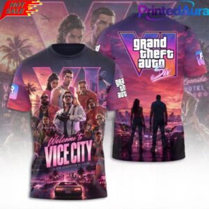 Limited Edition Grand Theft Auto VI T-Shirt 9 Limited Edition Grand Theft Auto VI T-Shirt 9