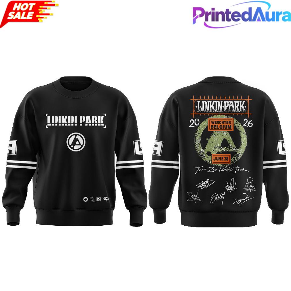 Linkin Park From Zero World Tour to Festivalpark in Werchter Belgium Sweatshirt Linkin Park From Zero World Tour to Festivalpark in Werchter Belgium Sweatshirt