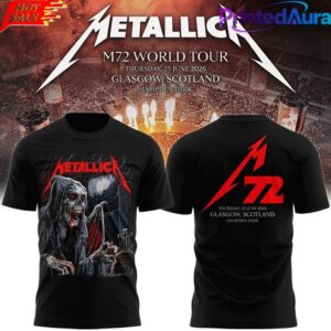 Metallica M72 World Tour Glasgow Tee
