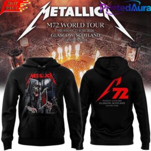 Metallica M72 World Tour Glasgow Hoodie