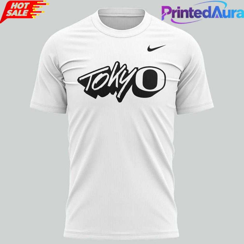 Oregon Ducks “Tokyo Oregon Football Showcase” White Tee Oregon Ducks “Tokyo Oregon Football Showcase” White Tee