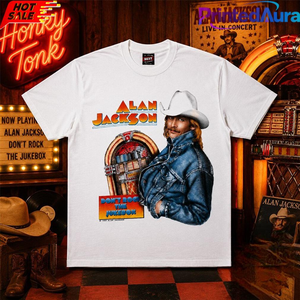 Post Malone 2026 Tour Alan Jackson Don’t Rock The Jukebox Tee Post Malone 2026 Tour Alan Jackson Don’t Rock The Jukebox Tee
