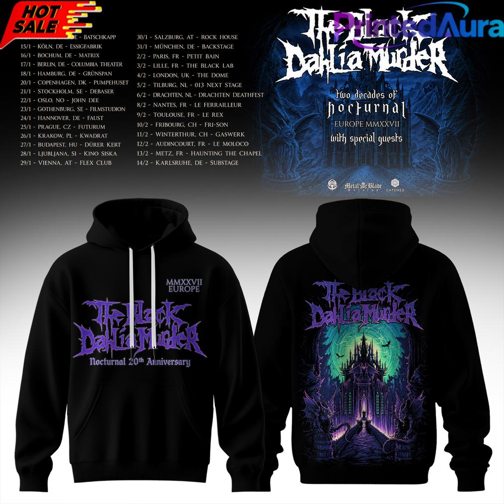 Two Decades of Nocturnal Europe MMXXVII Hoodie Two Decades of Nocturnal Europe MMXXVII Hoodie