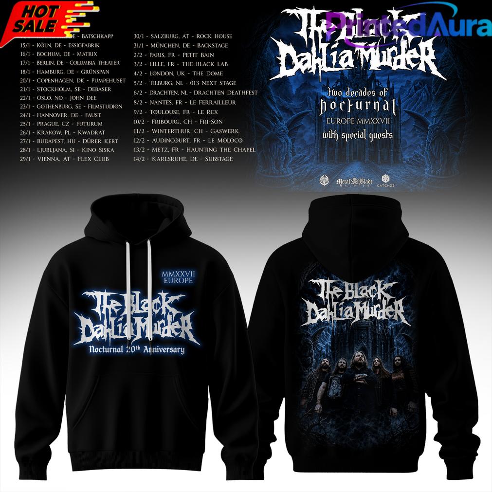Two Decades of Nocturnal Europe MMXXVII Hoodie Two Decades of Nocturnal Europe MMXXVII Hoodie