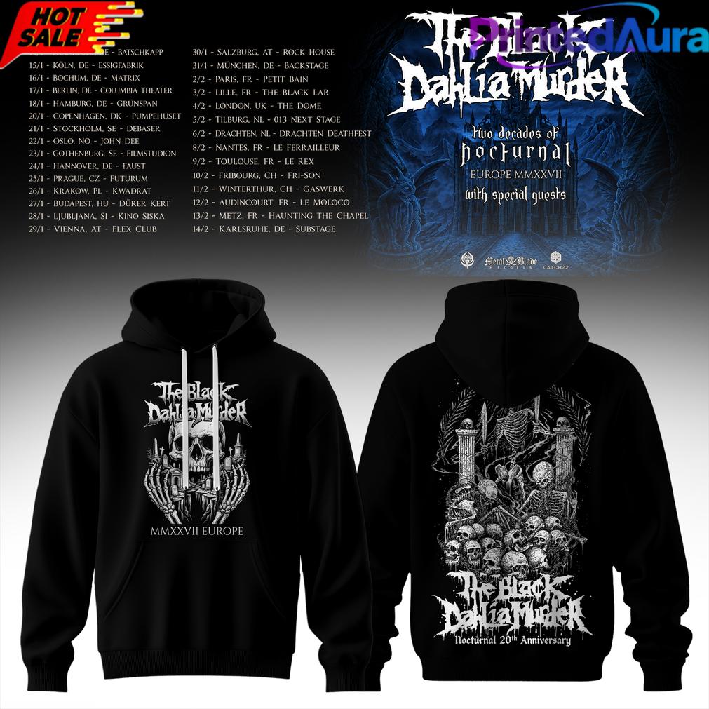 Two Decades of Nocturnal Europe MMXXVII Hoodie Two Decades of Nocturnal Europe MMXXVII Hoodie