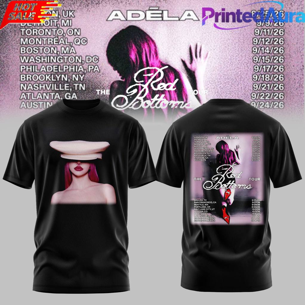 Adla The Red Bottoms Tour 2026 Tee Adla The Red Bottoms Tour 2026 Tee