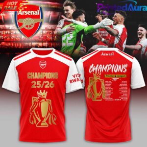 Arsenal 2026 Premier League Champions Shirt