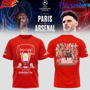 Arsenal Budapest 26 UCL Final Shirt