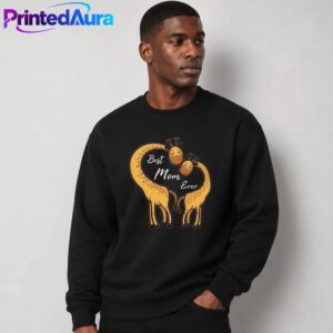 Best Mom Ever Giraffe Lover T-Shirt 2