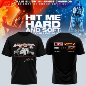 Billie Eilish Hit Me Hard and Soft The Tour 2026 Tee
