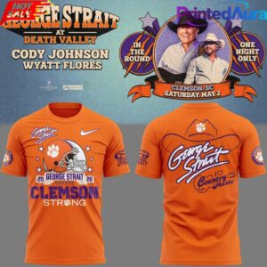 Clemson Tigers x George Strait Memorial Stadium 2026 Tour Shirt