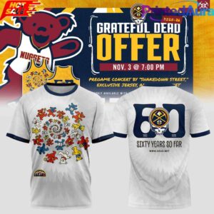 Denver Nuggets x Grateful Dead Shirt