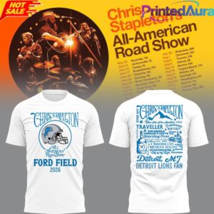 Detroit Lions x Chris Stapleton AllAmerican Road Show Shirt