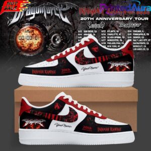 DragonForce Inhuman Rampage 20th Anniversary Custom AF1 Sneaker