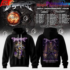 DragonForce Inhuman Rampage 20th Anniversary Hoodie