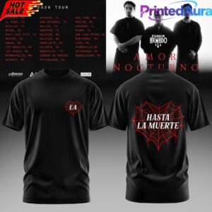 Eslabn Armado Amor Nocturno Tour 2026 Tee