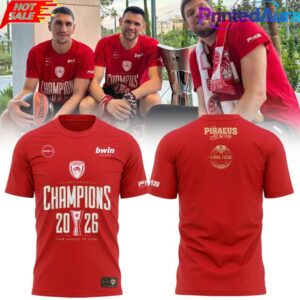 GSA Olympiacos ‘BC EUROLEAGUE CHAMPIONS 2026’ Shirt