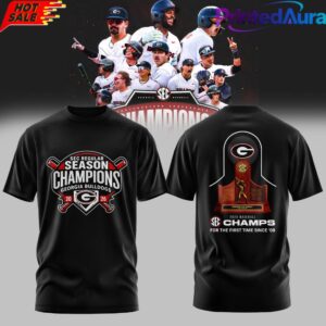 Georgia Bulldogs SEC 2026 Baseball Champions Shirt