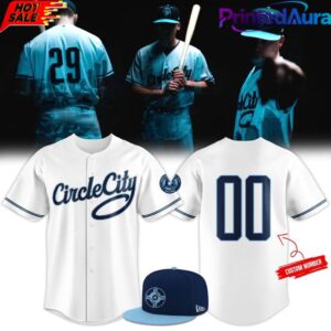 Indianapolis Indians White Circle City Custom Jersey