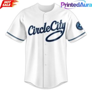 Indianapolis Indians White Circle City Custom Jersey 1