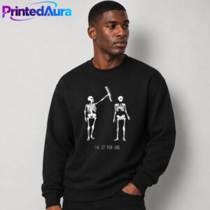 I've Got Your Back Funny Skeleton Halloween T-Shirt 2