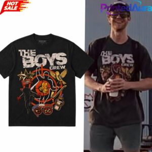 Jack Quaid Hughie Campbell The Boys Crew Shirt