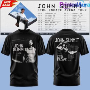 John Summit CTRL ESCAPE Arena Tour 2026 Shirt