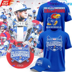 Kansas Jayhawks Baseball Big 12 Champions 2026 Shirt
