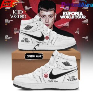 Kidd Voodoo Euforia World Tour 2026 Custom AJ1 Sneaker
