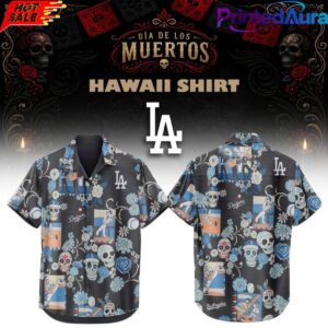 Los Angeles Dodgers Da De Los Muertos 2026 Hawaiian Shirt