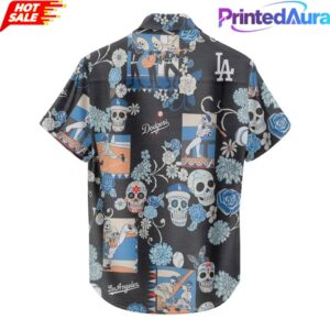 Los Angeles Dodgers Da De Los Muertos 2026 Hawaiian Shirt 2