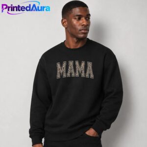 Mama Leopard Print Mother's Day T-Shirt 2