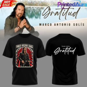 Marco Antonio Sols Gratitud Tour 2026 El Buki Black Tee