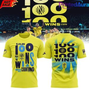 Nashville SC 100 Wins Commemorative Shirt