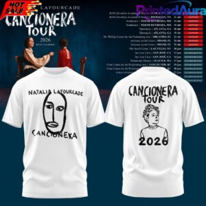 Natalia Lafourcade Cancionera Tour 2026 Face Sketch Tee