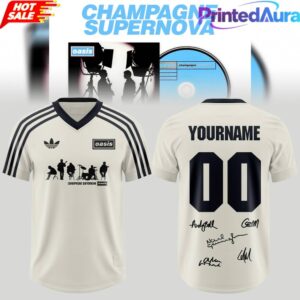 OASIS 30 years of Champagne Supernova Football Jersey 1