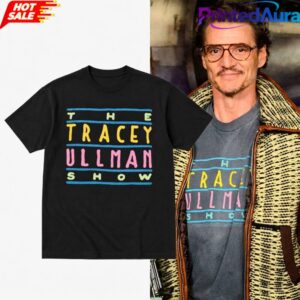 Pedro Pascal Mandalorian And Grogu Millennium Falcon The Tracey Ullman Show Shirt