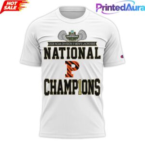 Princeton Tigers 2026 NCAA Lacrosse National Champions Tee 1